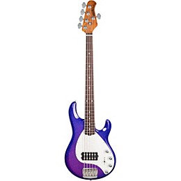 Ernie Ball Music Man StingRay Special 5 H 5-String Electric Bass Guitar - Violet Sparkle Burst