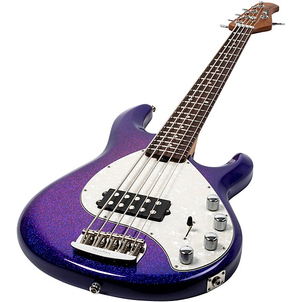 Ernie Ball Music Man StingRay Special 5 H 5-String Electric Bass Guitar - Violet Sparkle Burst