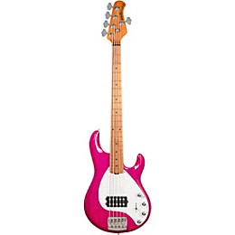 Ernie Ball Music Man StingRay Special 5 H 5-String Electric Bass Guitar - Soda Pink Sparkle