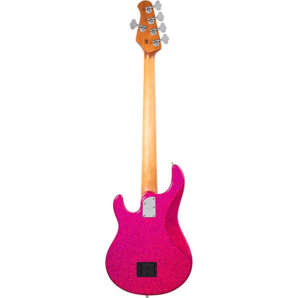 Ernie Ball Music Man StingRay Special 5 H 5-String Electric Bass Guitar - Soda Pink Sparkle