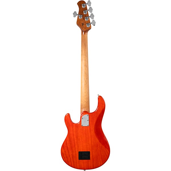 Ernie Ball Music Man StingRay Special 5 H 5-String Electric Bass Guitar - Translucent Orange