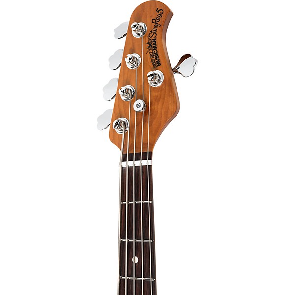 Ernie Ball Music Man StingRay Special 5 H 5-String Electric Bass Guitar - Translucent Orange