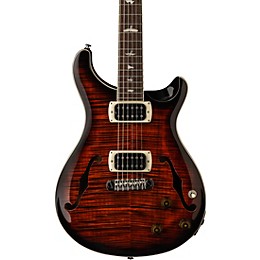 PRS SE Hollowbody I Piezo Electric Guitar - Orange Tiger Smokeburst