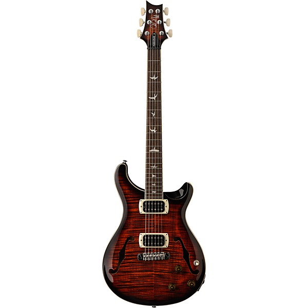 PRS SE Hollowbody I Piezo Electric Guitar - Orange Tiger Smokeburst