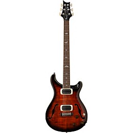 PRS SE Ed Sheeran Hollowbody I Piezo Baritone Electric Guitar - Orange Tiger Smokeburst
