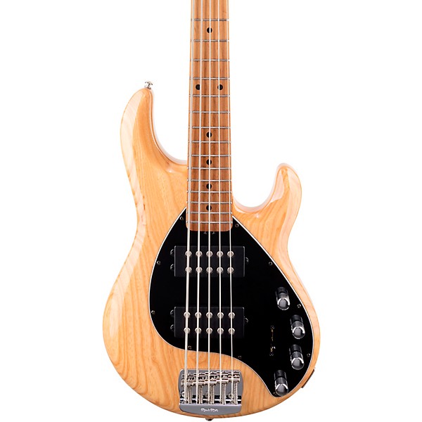 Ernie Ball Music Man StingRay Special 5 HH 5-String Electric Bass Guitar - Classic Natural