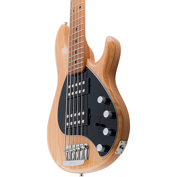 Ernie Ball Music Man StingRay Special 5 HH 5-String Electric Bass Guitar - Classic Natural