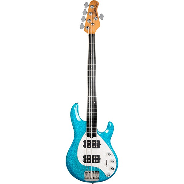 Ernie Ball Music Man StingRay Special 5 HH 5-String Electric Bass Guitar - Anomalous Green