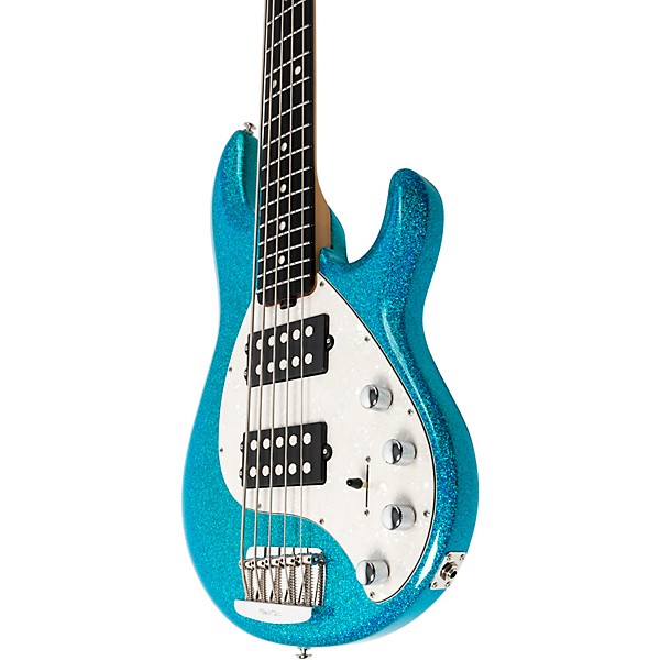 Ernie Ball Music Man StingRay Special 5 HH 5-String Electric Bass Guitar - Anomalous Green
