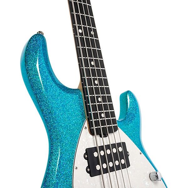 Ernie Ball Music Man StingRay Special 5 HH 5-String Electric Bass Guitar - Anomalous Green