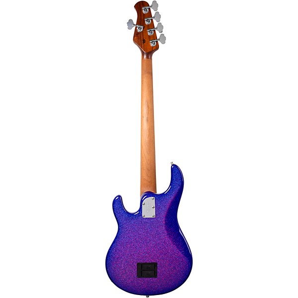 Ernie Ball Music Man StingRay Special 5 HH 5-String Electric Bass Guitar - Violet Sparkle Burst