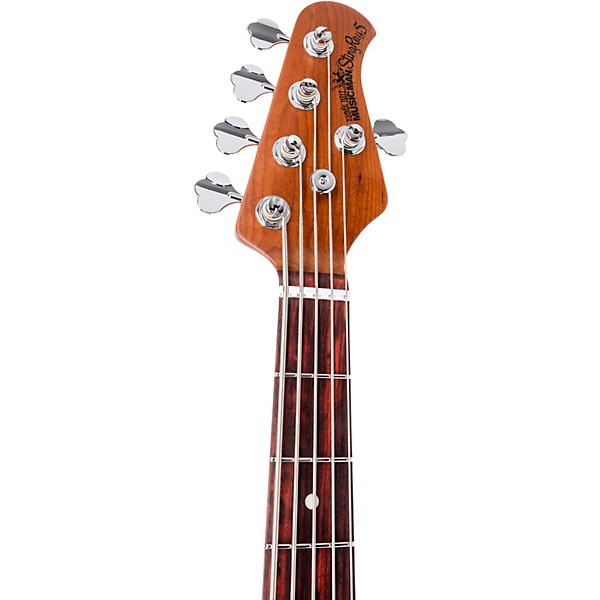 Ernie Ball Music Man StingRay Special 5 HH 5-String Electric Bass Guitar - Violet Sparkle Burst