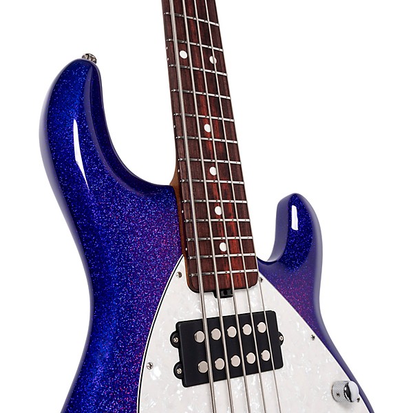 Ernie Ball Music Man StingRay Special 5 HH 5-String Electric Bass Guitar - Violet Sparkle Burst
