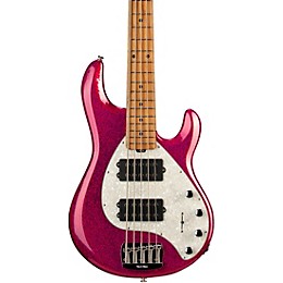 Ernie Ball Music Man StingRay Special 5 HH 5-String Electric Bass Guitar - Soda Pink Sparkle