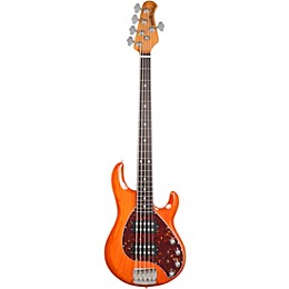 Ernie Ball Music Man StingRay Special 5 HH 5-String Electric Bass Guitar - Translucent Orange