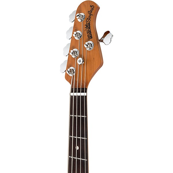 Ernie Ball Music Man StingRay Special 5 HH 5-String Electric Bass Guitar - Translucent Orange