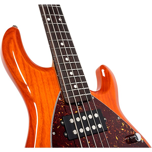 Ernie Ball Music Man StingRay Special 5 HH 5-String Electric Bass Guitar - Translucent Orange