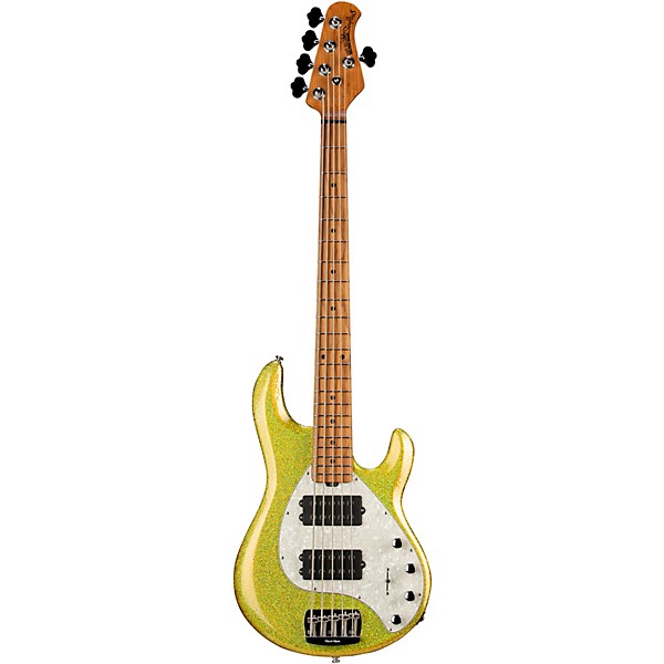 Ernie Ball Music Man StingRay Special 5 HH 5-String Electric Bass Guitar - Yellow Brick Road