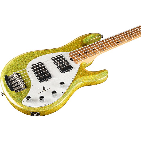 Ernie Ball Music Man StingRay Special 5 HH 5-String Electric Bass Guitar - Yellow Brick Road