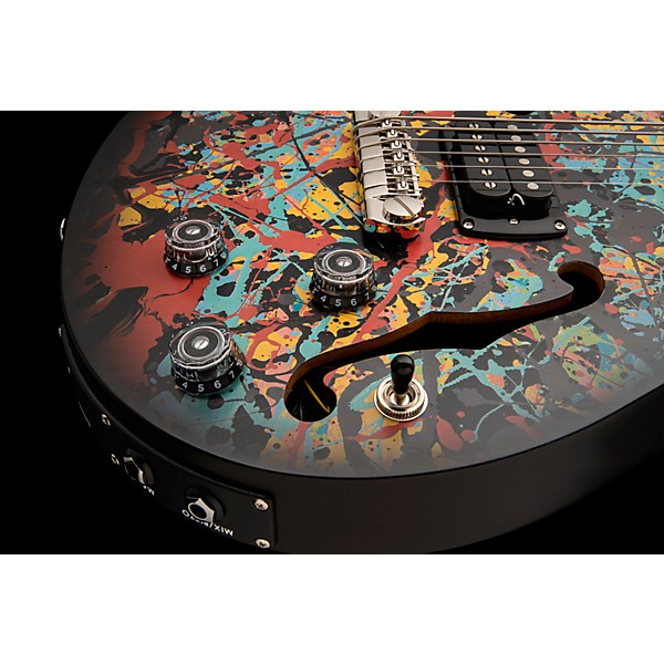 PRS SE Ed Sheeran Hollowbody I Piezo Baritone Electric Guitar - Cosmic Splash