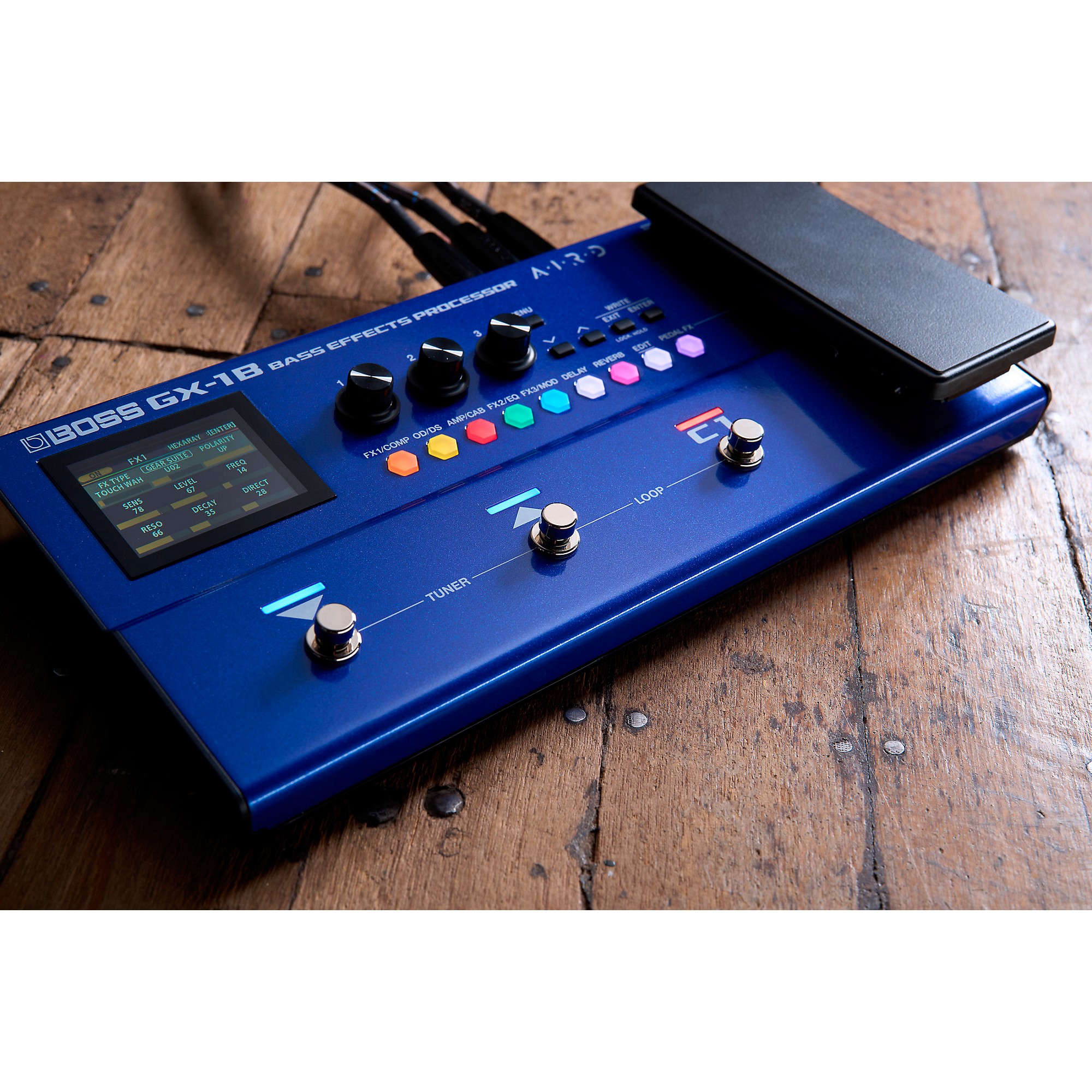 Open Box BOSS GX-1B Bass Effects Processor - Blue | Guitar Center