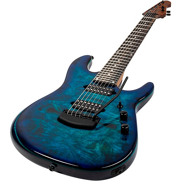 Ernie Ball Music Man Jason Richardson Cutlass HT 7-String Electric Guitar Water Temple