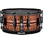 Ludwig Hammered Raw Polished Copper Snare Drum - 14 x 6.5 in.