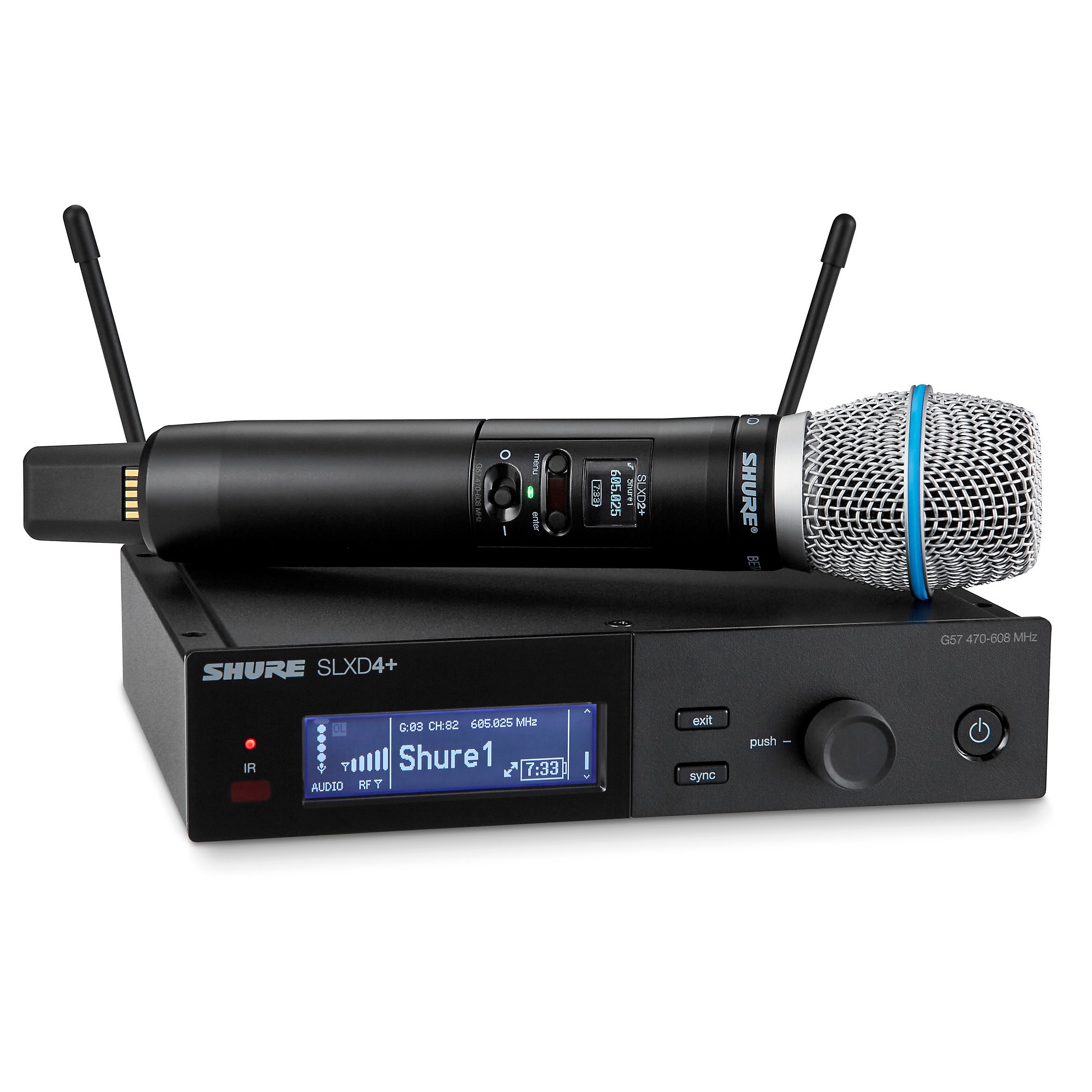 Shure SLXD24+/B87A Digital Wireless Handheld Microphone System