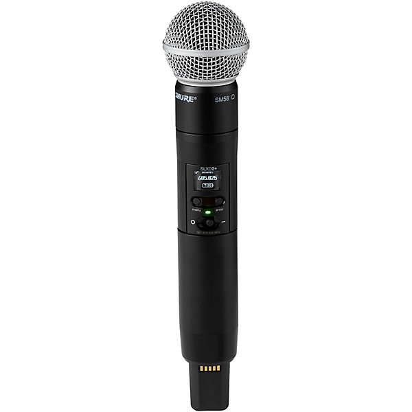 Shure SLXD24D+/SM58 Digital Wireless Dual Handheld Microphone System - Band G57