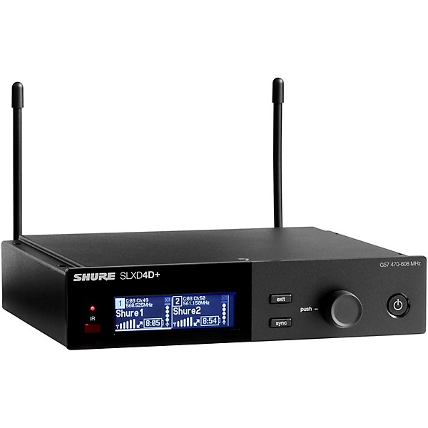 Shure SLXD24D+/SM58 Digital Wireless Dual Handheld Microphone System - Band G57