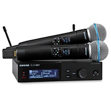 Shure SLXD24D+/B58 Digital Wireless Dual Handheld Microphone System - Band G57