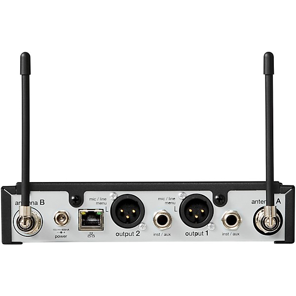 Shure SLXD4D+ Dual-Channel Digital Wireless Receiver - Band G57