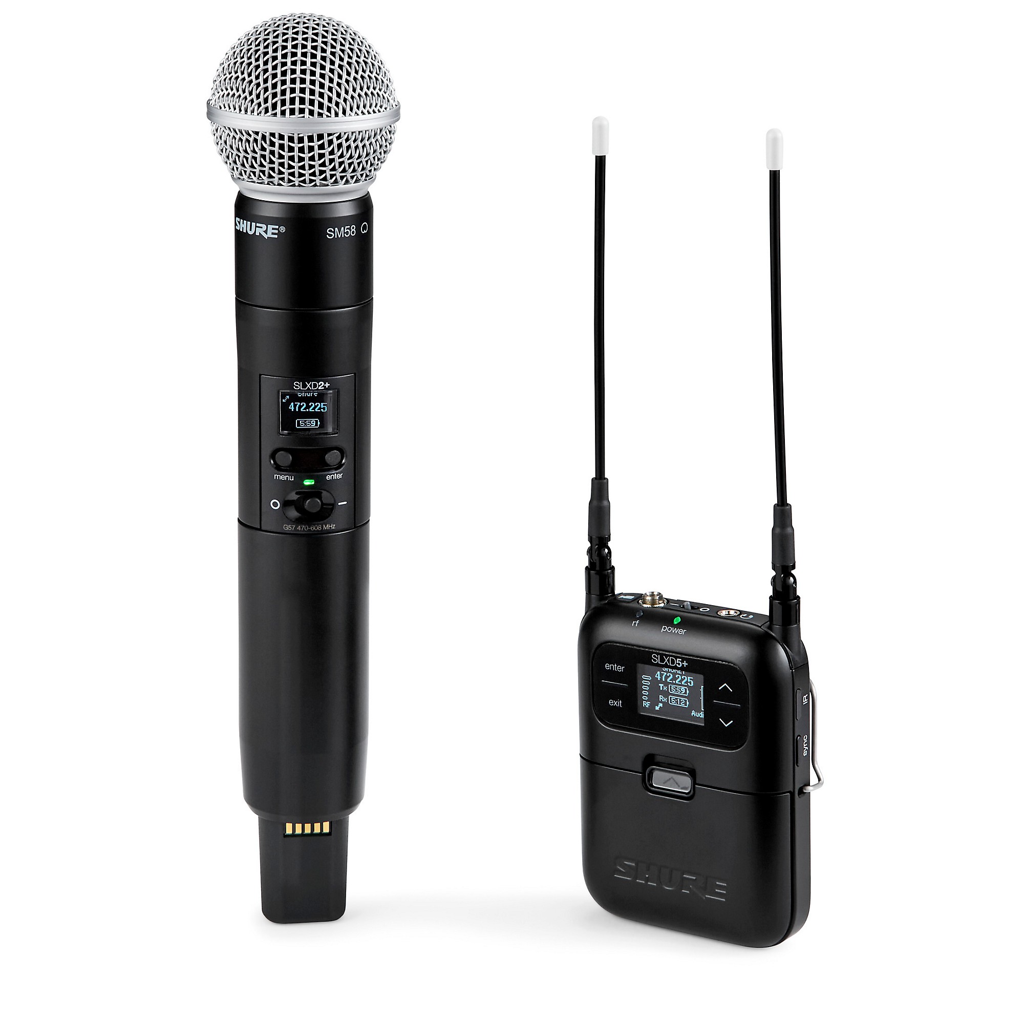 Shure SLXD25+/SM58 Digital Wireless Handheld Mic System