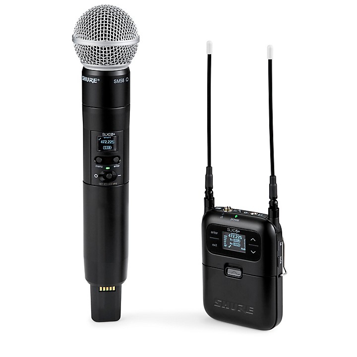 Shure SLXD25+/SM58 Digital Wireless Handheld Mic System