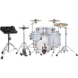 DWe Collector's Series DrumLink 5-Piece Acoustic-Electronic Drum Set with V71 Sound Module - Diamond Nebula Finish Ply