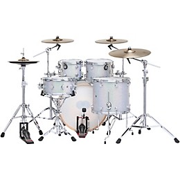 DWe Collector's Series DrumLink 5-Piece Acoustic-Electronic Drum Set with V71 Sound Module - Diamond Nebula Finish Ply