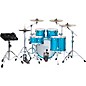 DWe Collector's Series DrumLink 5-Piece Acoustic-Electronic Drum Set with V71 Sound Module - Laser Blue Metallic Lacquer