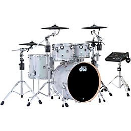 DWe Collector's Series DrumLink 5-Piece Acoustic-Electronic Drum Set with WT-10 Triggers and V71 Sound Module - Diamond Nebula Finish Ply