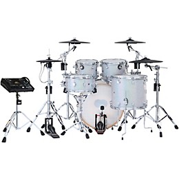 DWe Collector's Series DrumLink 5-Piece Acoustic-Electronic Drum Set with WT-10 Triggers and V71 Sound Module - Diamond Nebula Finish Ply