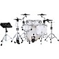 DWe Collector's Series DrumLink 5-Piece Acoustic-Electronic Drum Set with WT-10 Triggers and V71 Sound Module - White Mari...
