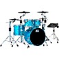 DWe Collector's Series DrumLink 5-Piece Acoustic-Electronic Drum Set with WT-10 Triggers and V71 Sound Module - Laser Blue Metallic Lacquer thumbnail