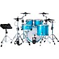 DWe Collector's Series DrumLink 5-Piece Acoustic-Electronic Drum Set with WT-10 Triggers and V71 Sound Module - Laser Blue...