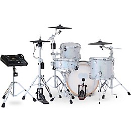 DWe Collector's Series DrumLink 4-Piece Acoustic-Electronic Drum Set with WT-10 Triggers and V71 Sound Module - Diamond Nebula Finish Ply