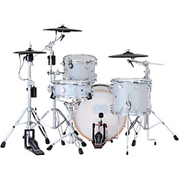 DWe Collector's Series DrumLink 4-Piece Acoustic-Electronic Drum Set with WT-10 Triggers and V71 Sound Module - Diamond Nebula Finish Ply