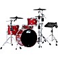 DWe Collector's Series DrumLink 4-Piece Acoustic-Electronic Drum Set with WT-10 Triggers and V71 Sound Module - Black Cherry Metallic Lacquer thumbnail