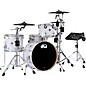 DWe Collector's Series DrumLink 4-Piece Acoustic-Electronic Drum Set with WT-10 Triggers and V71 Sound Module - White Marine Finish Ply thumbnail