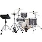 DWe Collector's Series DrumLink 4-Piece Acoustic-Electronic Drum Set with V71 Sound Module - Black Galaxy Finish Ply
