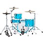 DWe Collector's Series DrumLink 4-Piece Acoustic-Electronic Drum Set with V71 Sound Module - Laser Blue Metallic Lacquer