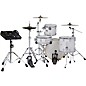 DWe Collector's Series DrumLink 4-Piece Acoustic-Electronic Drum Set with V71 Sound Module - White Marine Finish Ply