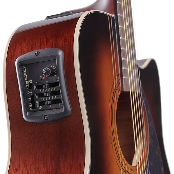 Yamaha FX335C Dreadnought Acoustic-Electric Guitar - Tobacco Sunburst